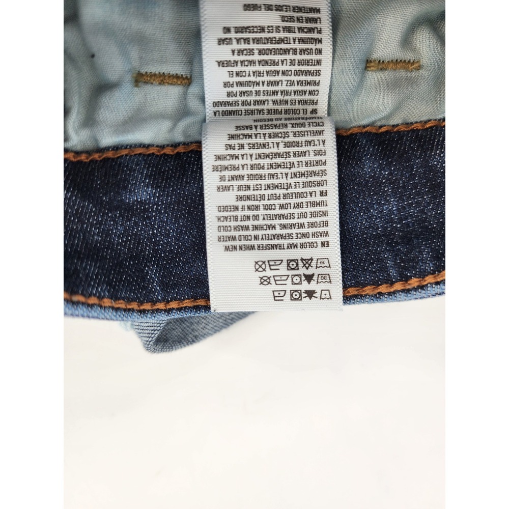 American Eagle Ne(x)t Level Stretch Cut Off Denim Jean Shorts Size 6 - Picture 9 of 9